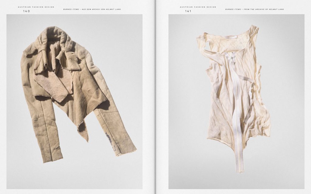 This new book documents the Helmut Lang clothes destroyed in a